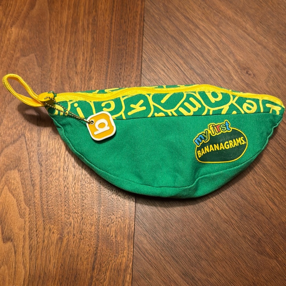 My First Bananagrams With Zipper Pouch